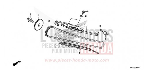 CHAINE A CAMES/TENDEUR NC700SDC de 2012